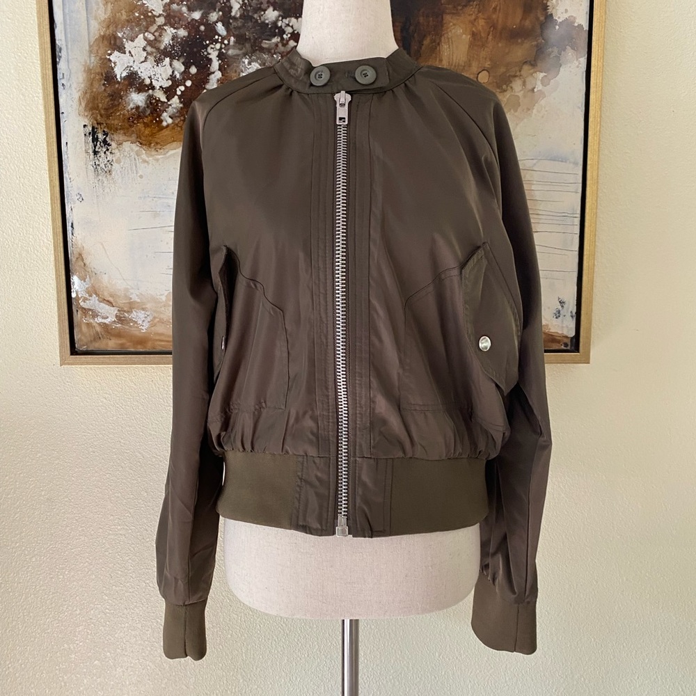 Free People mid night bomber jacket size S P EC